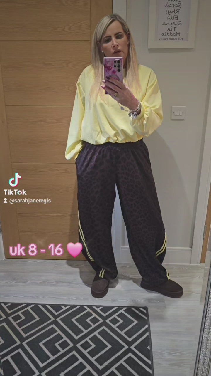 Leopard stripe Jogger