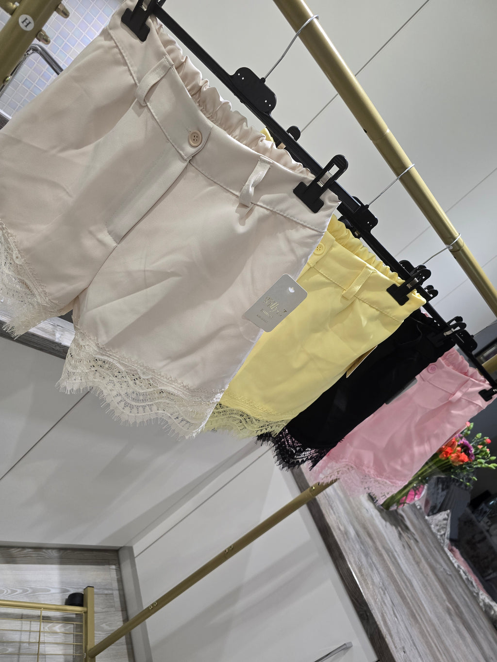 Lace Trim Shorts