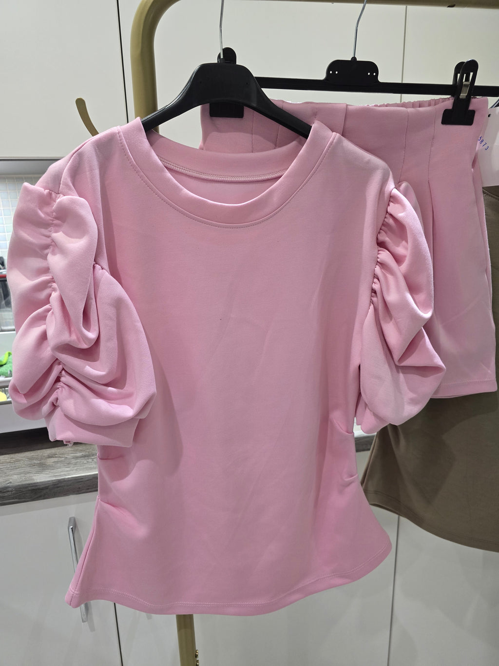 Puff Sleeve Short Set