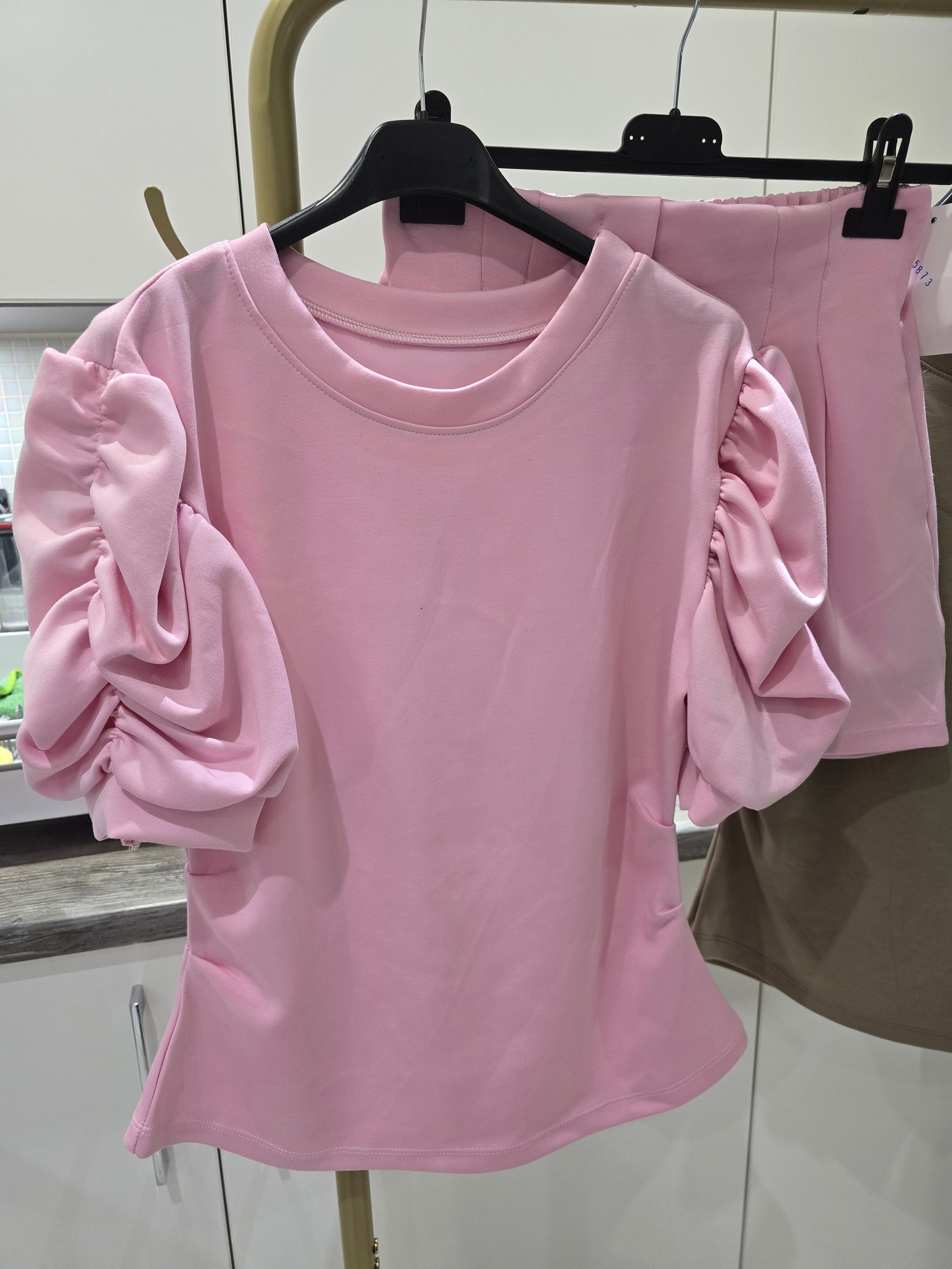 Puff Sleeve Short Set