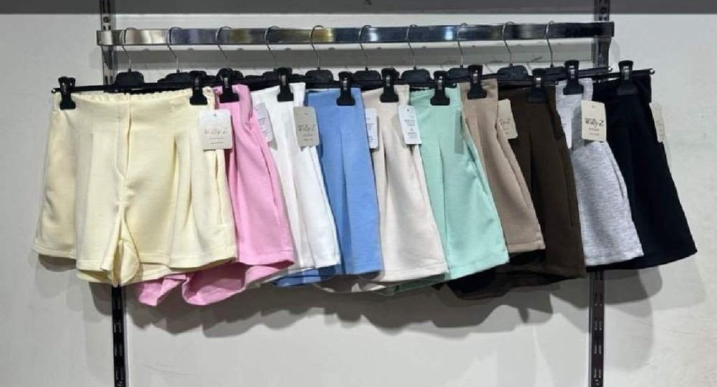 Pleated Shorts