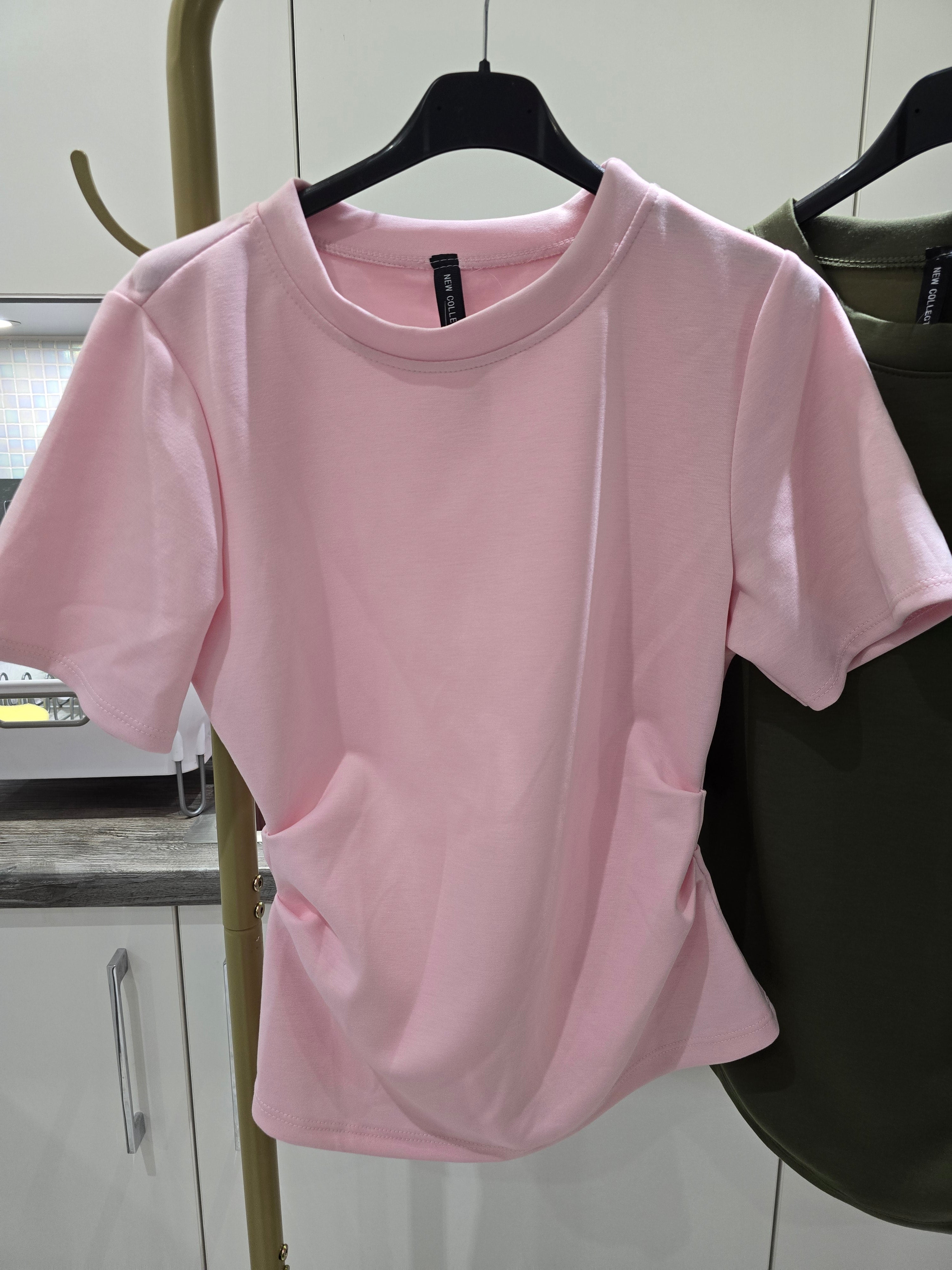 Roushed Side Top