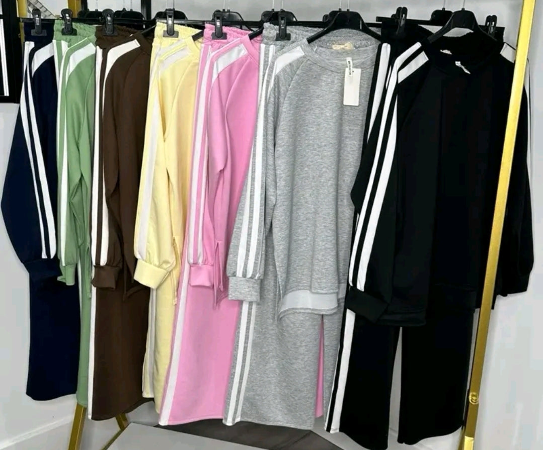 Stripe Basic Tracksuit