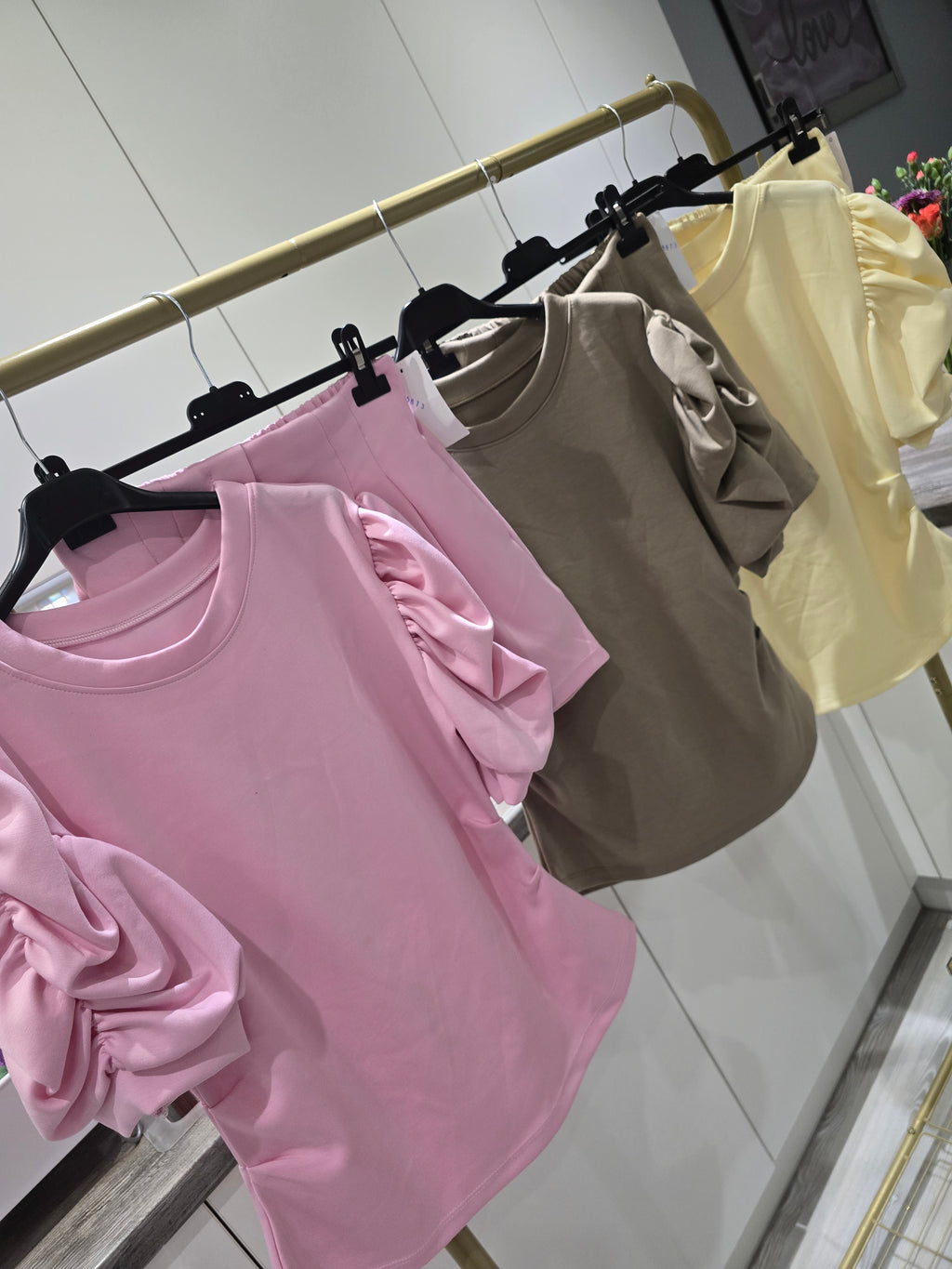 Puff Sleeve Short Set
