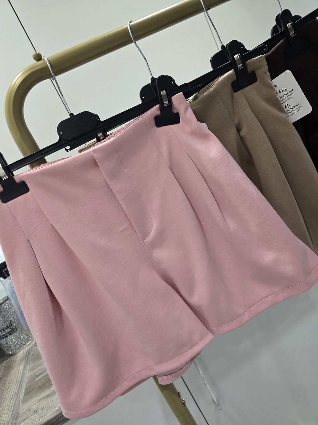 Pleated Shorts