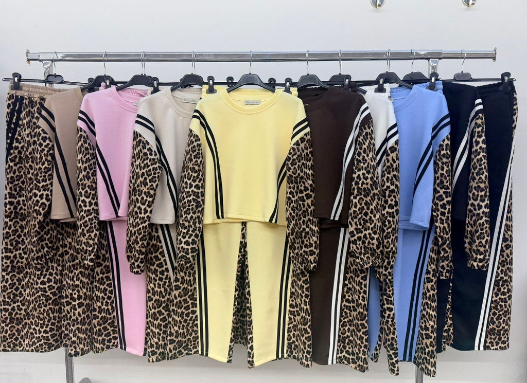 Leopard Panel Tracksuit