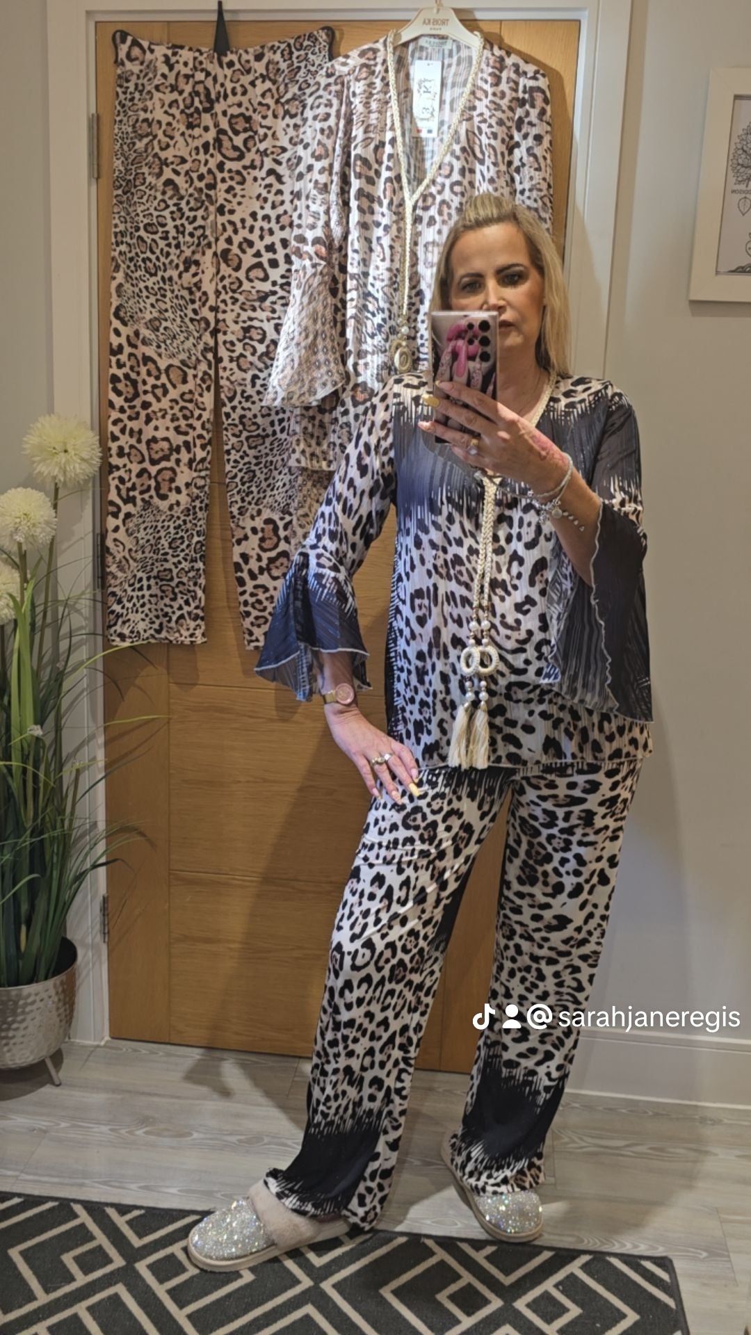 Boho Leopard Print Set