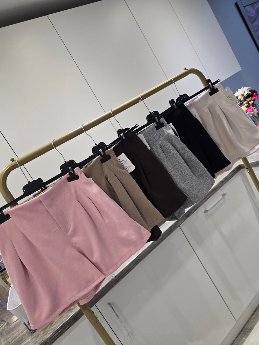 Pleated Shorts