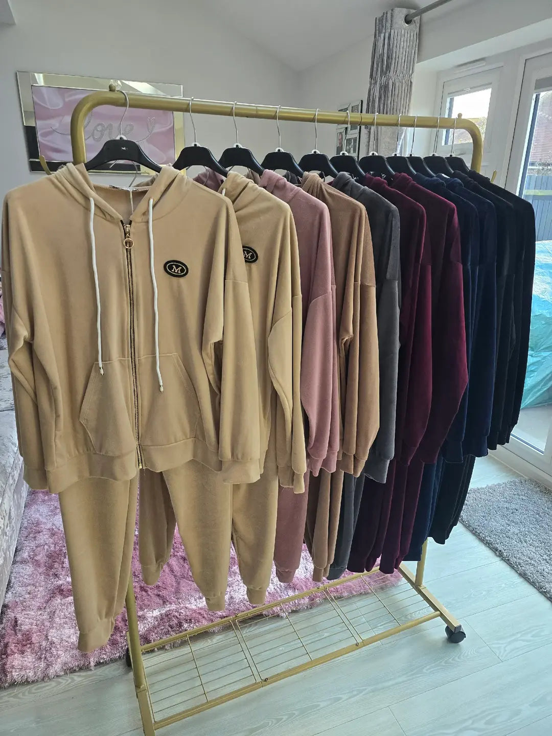 M Velour Tracksuit