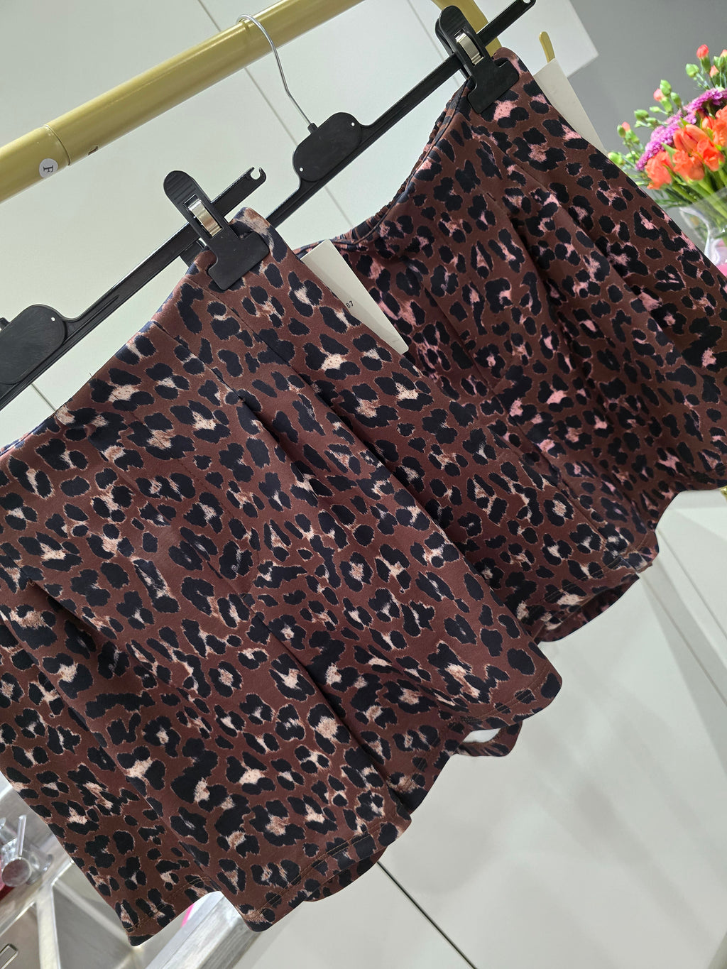 Leopard Print Shorts