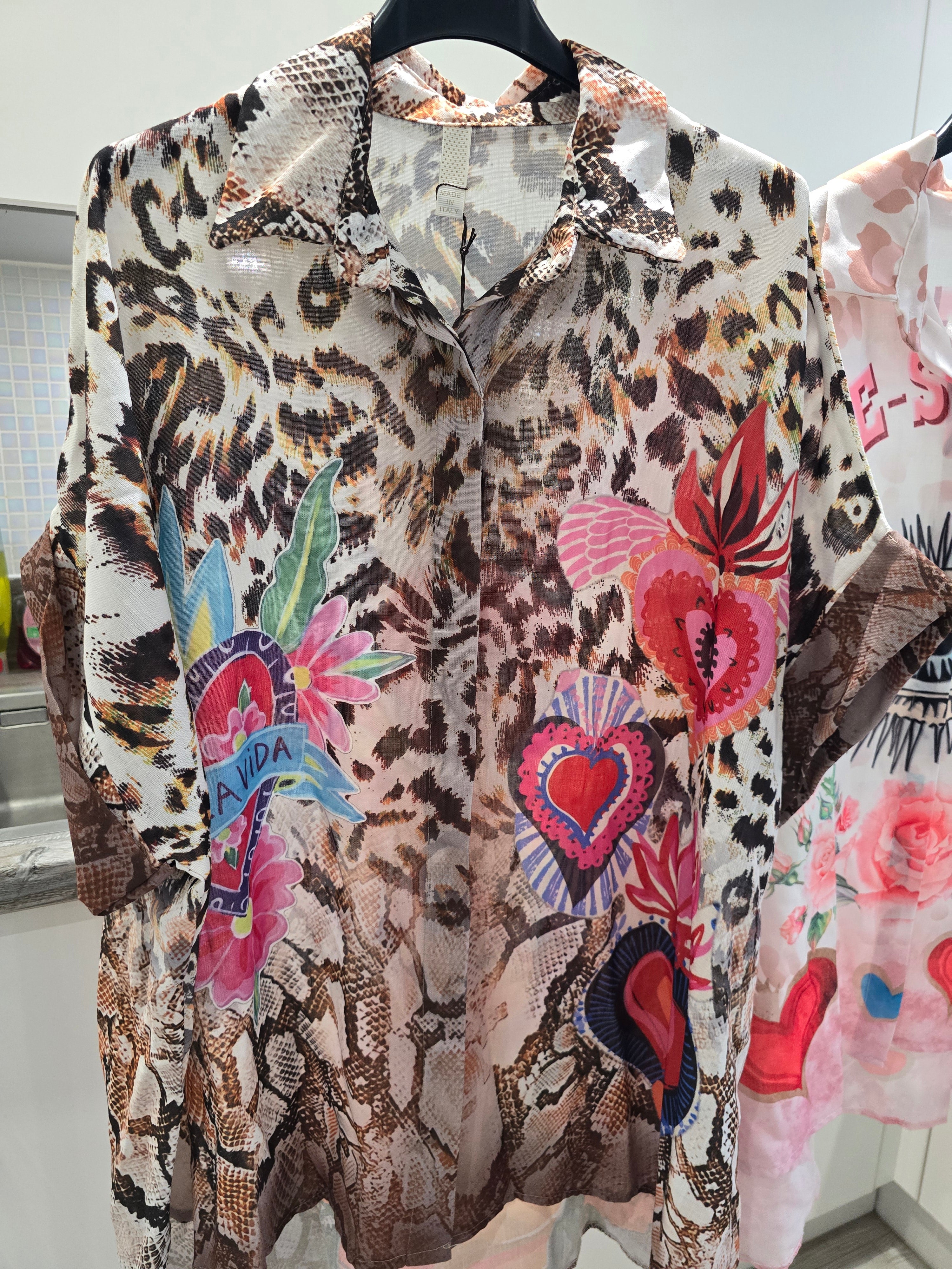 Overside printed shirts